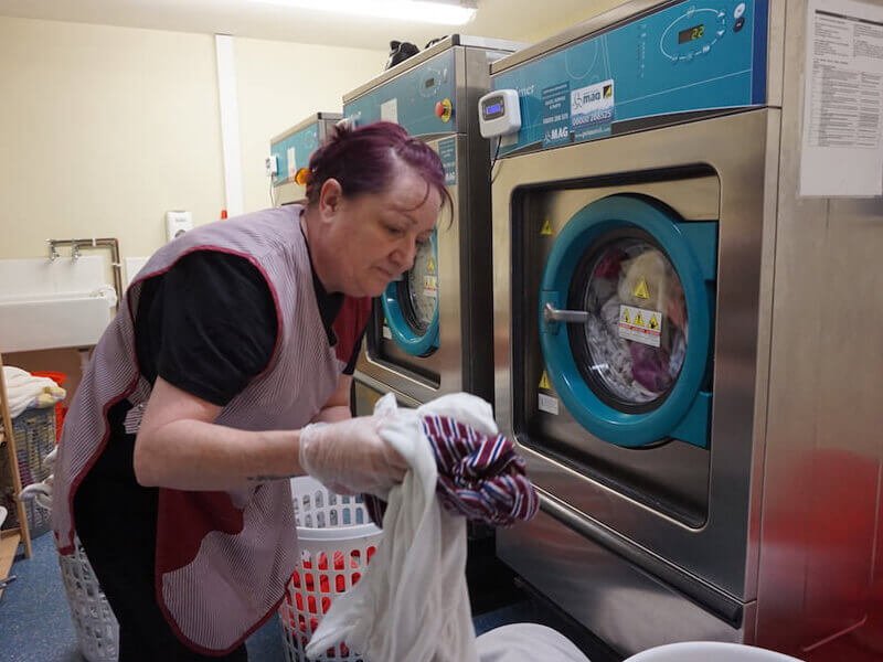 healthcare hospital laundry system commercial laundry machines